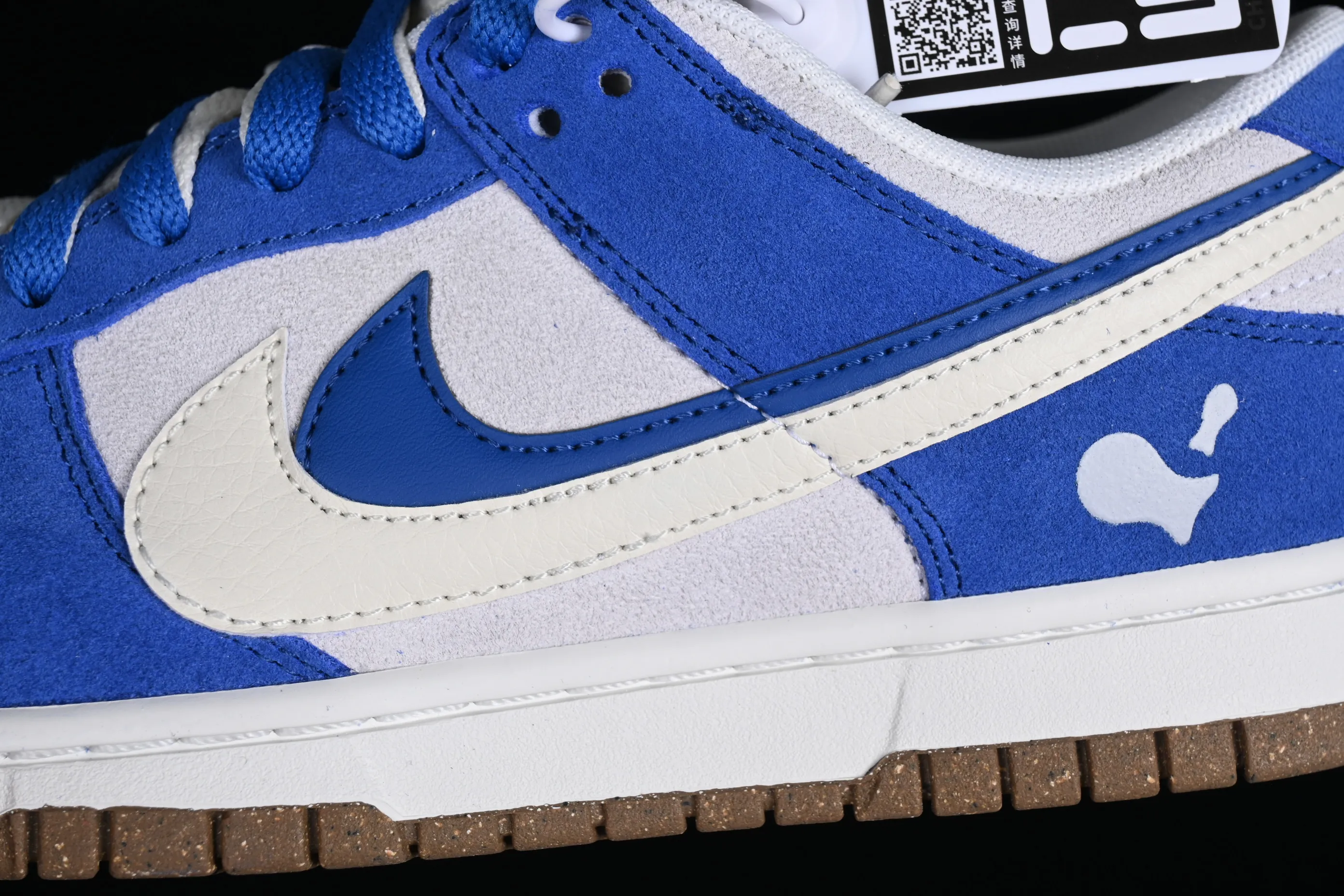 All categories Nk SB Dunk series Nk SB Dunk Low low-top sneakers Nk SB Dunk Low "85" white and blue double hook SB low-top sports and leisure sneakers DO9457-139